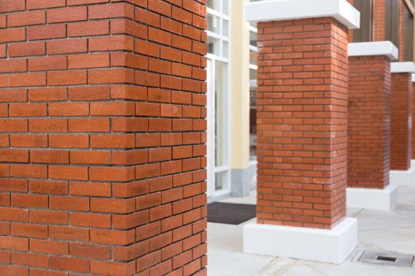 Brick Column Repair in Evanston