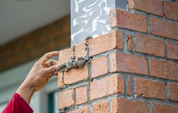 Brick Pillar Repair in Evanston
