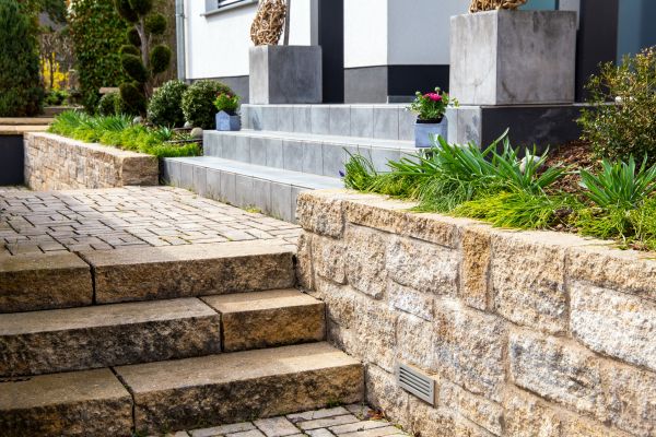 Stone Step Replacement in Evanston