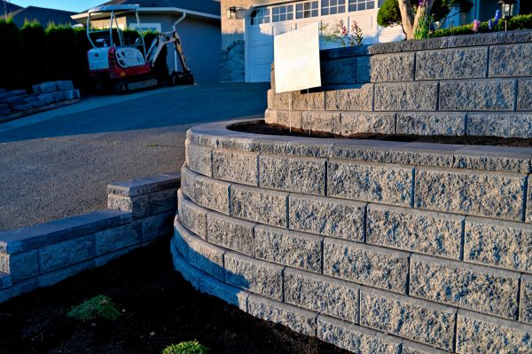 Stone Retaining Wall Repair in Evanston