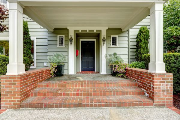 Front Porch Masonry Repair in Evanston