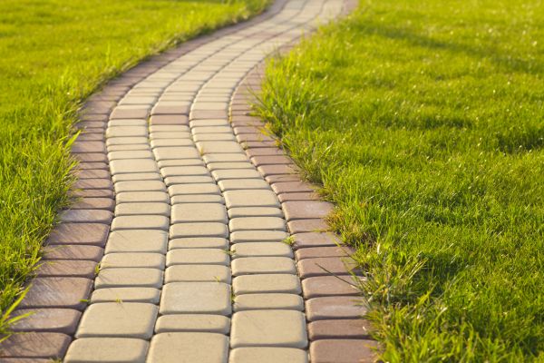 Sidewalk Brick Repair in Evanston