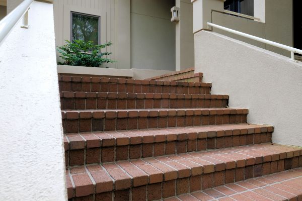 Entryway Brick Repair in Evanston